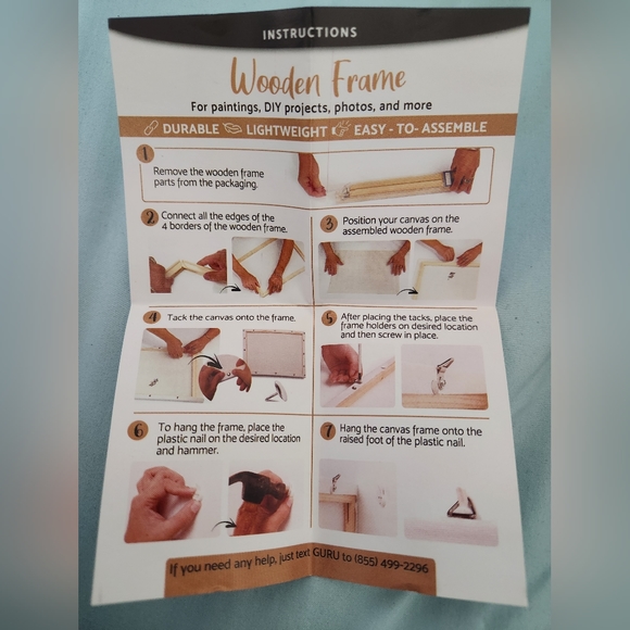 New Canvas Stretcher Bars 16" x 20" (Wooden) - Picture 3 of 4